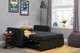 Otto Luxurious Grey Fabric Sofa Bed