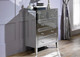 Valencia Mirrored 3+2 Drawer Chest - Crystal Handle