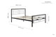 Montana Electroplated Chrome & Nickel Metallic Bed