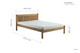 Rio Waxed Solid Pine Sleek Bed Frame