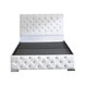 Mallard Crushed Velvet Bed Frame - No Slats, Secure Base, Nine Colours Available