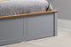 Phoenix Wooden Ottoman Storage Bed - Stone Grey