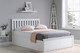 Phoenix Wooden Ottoman Storage Bed - White