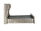 Kestrel Crushed Velvet Bed Frame - No Slats, Secure Base, Nine Colours Available