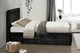 Hannover Crushed Velvet Ottoman Storage Bed - Black