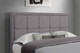 Hannover Stylish Modern Fabric Bed- Grey