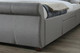 Lancaster Modern 2 Drawer Sleigh Bed - Grey