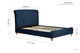 Brompton Chic Contemporary Bed - Midnight Blue