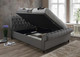 Castello Ottoman Storage Rolltop Bed - Grey