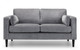 Hayward 2 Seater Sofa - Dark Grey Chenille