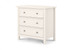 Maine 3 Drawer Chest - Surf White