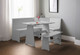 Newport Corner Dining Set - Dove Grey