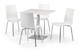 Pisa White & Mandy White Dining Set