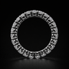 Iced Eternity Band Ring – Front View