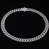 8mm Iced Cuban Link Chain – Front View