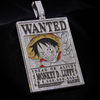 VVS1 Moissanite Wanted Poster Pendant - Silver