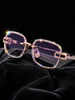 Iced-Out Buffs - Rose Gold / Purple Lens