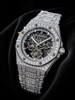 Super Clone Moissanite Royal Oak Openworked - Steel