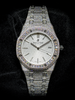 Super Clone Moissanite Royal Oak - Steel / White Dial