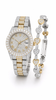 VVS1 Moissanite Women's Watch + Bracelet Set - Two-Tone