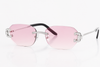 Iced-Out Buffs - Silver / Pink Lens