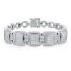 VVS1 Moissanite Gucci-Link Bracelet - Silver