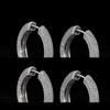 VVS Moissanite Halo Earrings