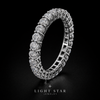 Iced Eternity Band Ring