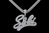 Iced Ace of Spades Pendant