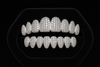 VVS1 Moissanite 8-Tooth Grillz Set - Silver