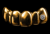 VVS1 Moissanite Bottom Grillz - Silver