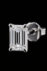 VVS1 Moissanite Hoop Earrings - Gold