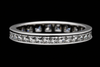 VVS1 Moissanite Engagement Ring Set - Silver