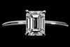 VVS1 Moissanite Cluster Ring - Silver