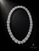 VVS1 Moissanite Rope Chain - Silver