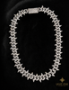 10.0mm 2row Square Necklace - 20" Yellow Gold