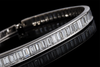 14mm 4 Row ARC Bracelet - 7" White Gold