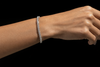 10mm Figaro Chain Bracelet - 7" White Gold