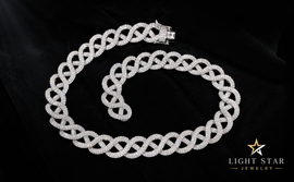 14mm Prong-Set Cuban Link Chain