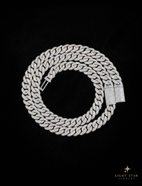 8mm Iced Cuban Link Chain