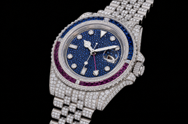 Super Clone Moissanite Rolex Datejust - Silver