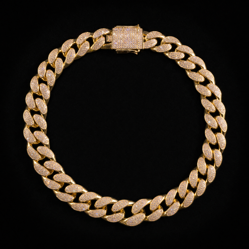 20mm King-Size Cuban Link Chain – Front View