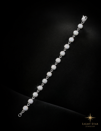 20.0mm Square 3row Necklace - 22" White Gold