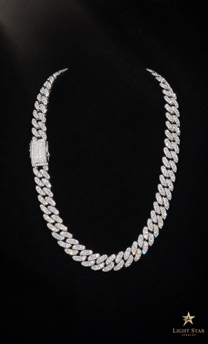 14mm Gucci Link Necklace - 20" White Gold