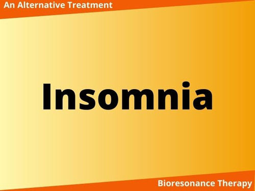 Bioresonance therapy for insomnia healing