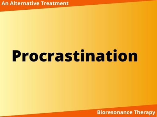 Bioresonance therapy for procrastination healing