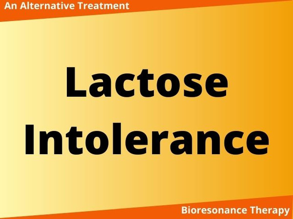 Bioresonance therapy for lactose intolerance reversal healing