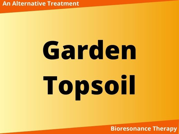 Bioresonance treatment to energize garden topsoil