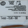 2Pc Allen-Bradley 1492-CJ6-50 Center Jumpers 6MM 50P - New In Box