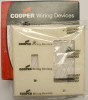 Cooper 5153A 2 Gang Switch/Decorative Plate (Lot of 20) - New